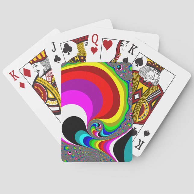 040 Obama - Fractal Art Playing Cards (Back)