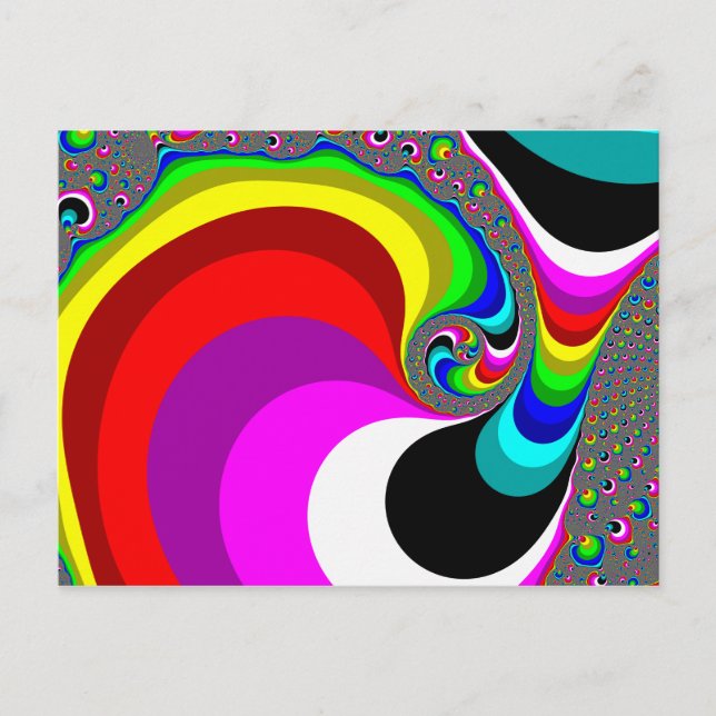 040 Obama - Fractal Art Postcard (Front)