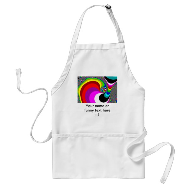 040 Obama - Fractal Art Standard Apron (Front)