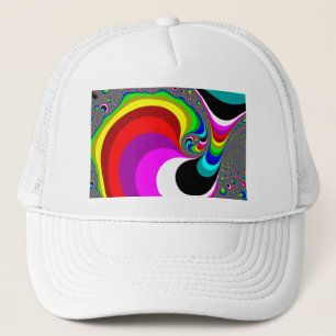 040 Obama - Fractal Art Trucker Hat