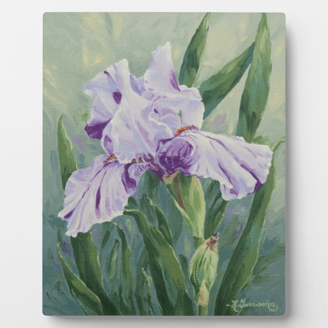 0440 Purple Iris Plaque (Front)