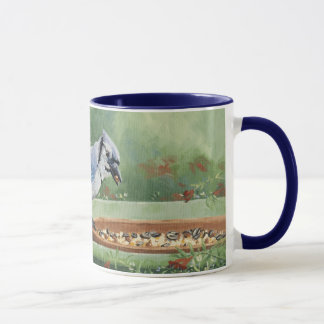0481 Blue Jay at Feeder Mug