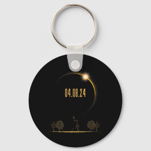 04.08.24 Total Solar Eclipse 2024 Key Ring