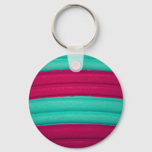 04 Blue & Pink Rainbow Keychain