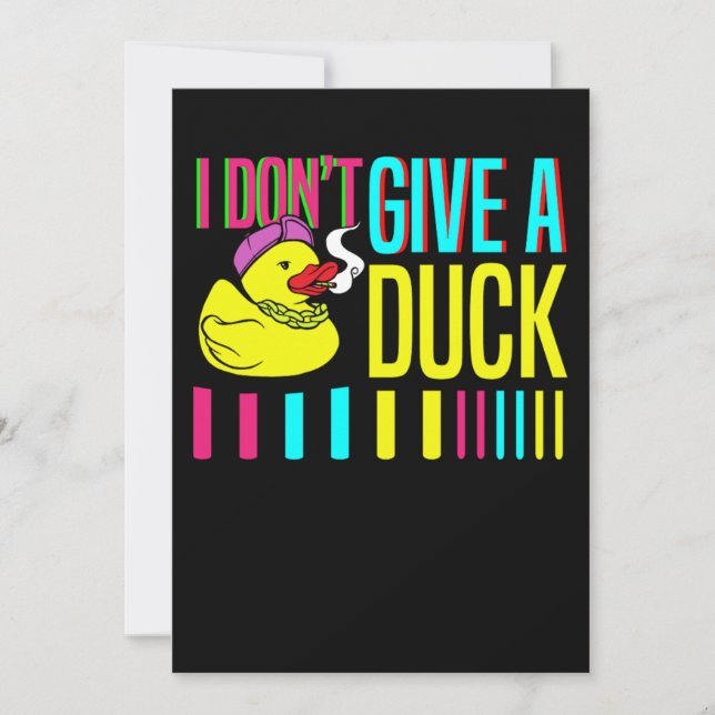 04.Rubber duck for a Duck Lovers Save The Date (Front)