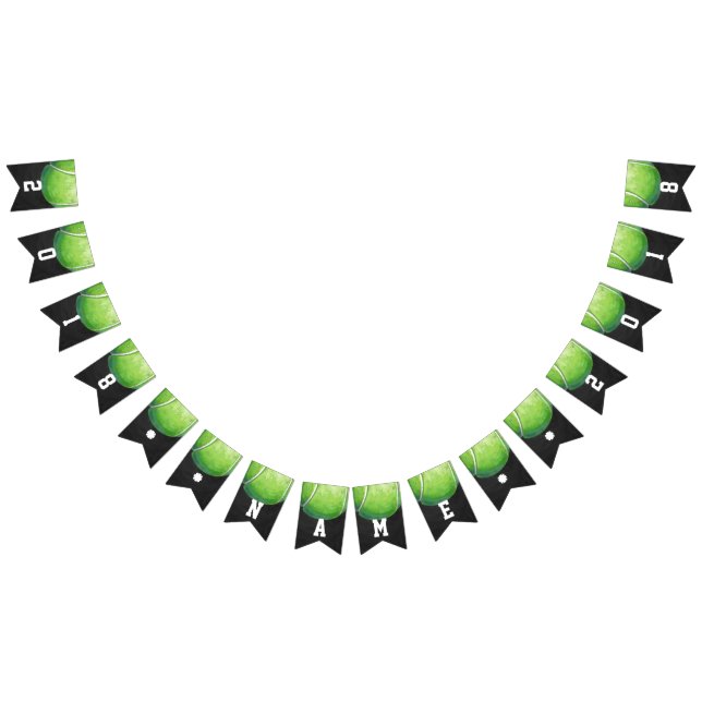 04of12 Tennis Ball Themed Party Bunting (All)