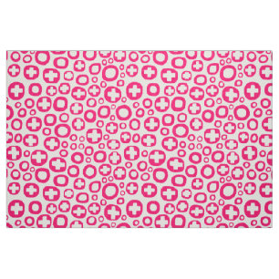 050215 - Neon Red on White Fabric