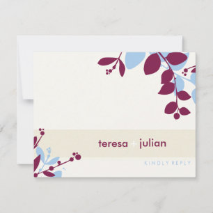 051-Tonya :: RSVP REPLY FLAT CARD