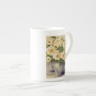 0548 Yellow Roses in Pitcher Bone China Mug