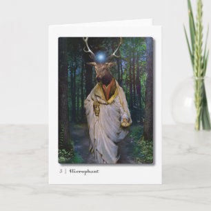 05 Hierophant Tarot Greeting Card