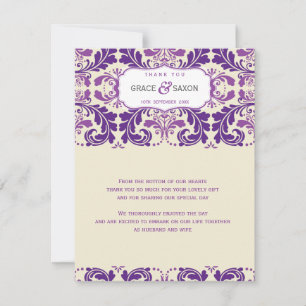 064 Enna :: THANK YOU NOTE 2 - savvy Invitation
