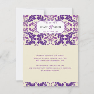 064 Enna :: THANK YOU NOTE 2 - savvy Invitation
