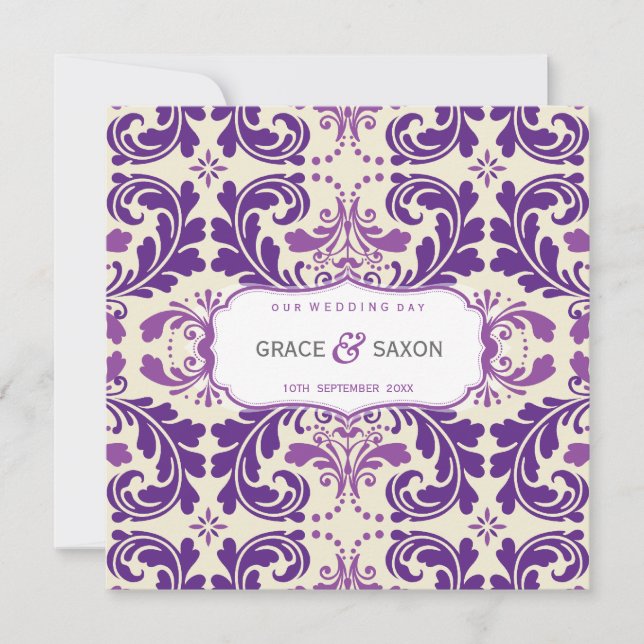 064 Enna :: WEDDING INVITES - savvy SQ (Front)