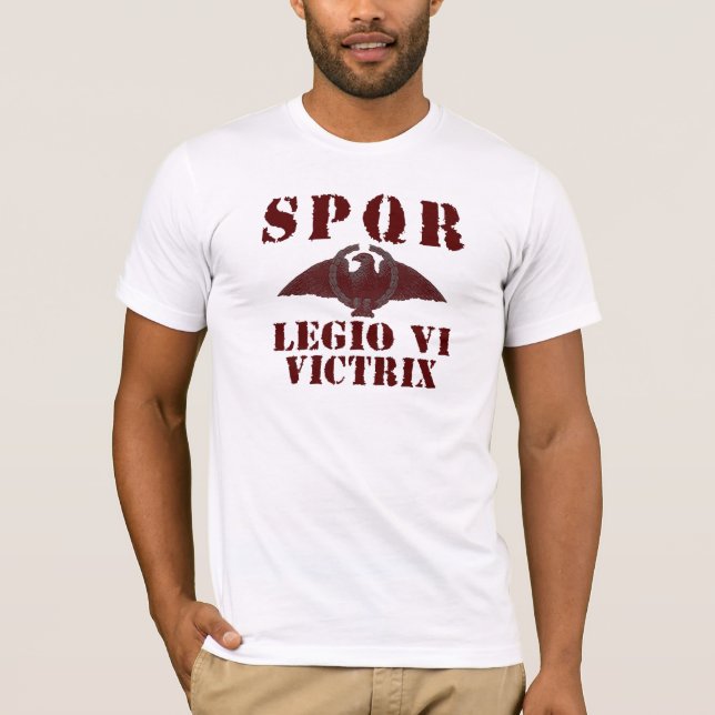 06 Octavian 6th Victrix Roman Legion Eagle T-shirt (Front)