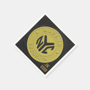 06of12 Brooklyn Token Themed Napkins