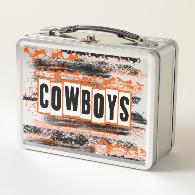 070-COWBOYS Lunch Box Kit Custom Designed (Front)