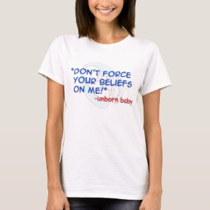 0735_sign_anti_abortion_christian_clipart T-Shirt