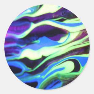 #07 "Cosmic Star Beings" Phantasmagoria Series Classic Round Sticker