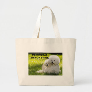 07, DE ISHBILIA BICHON FRISE LARGE TOTE BAG