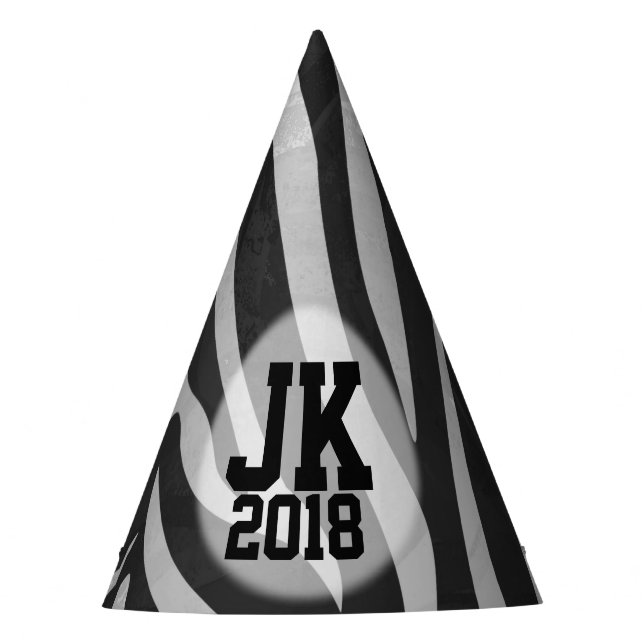 07of12 Custom Zebra Party Hats (Front)