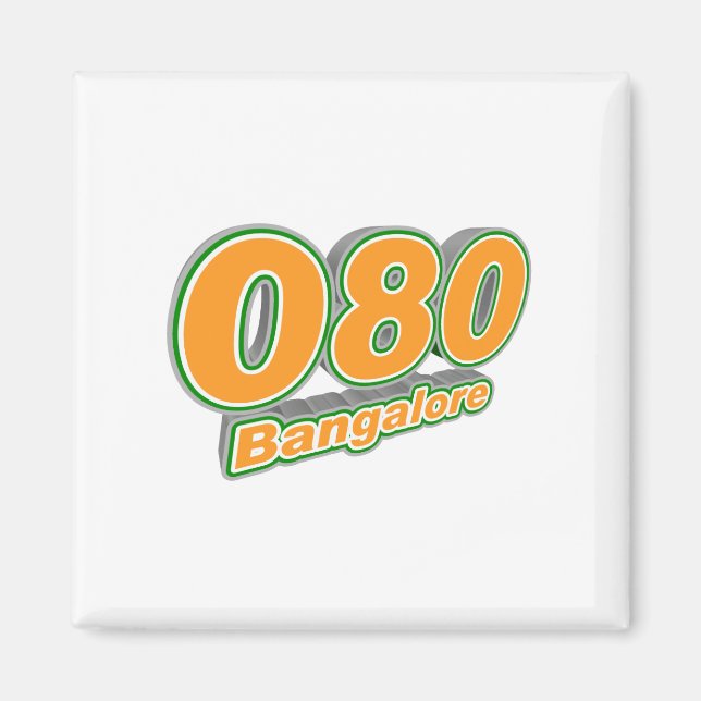 080 Bangalore Magnet (Front)