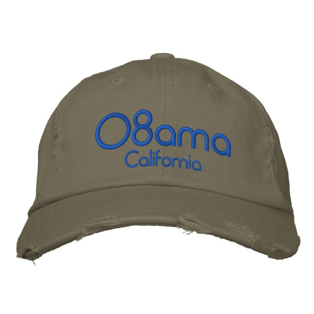 '08bama, California Embroidered Hat (Front)