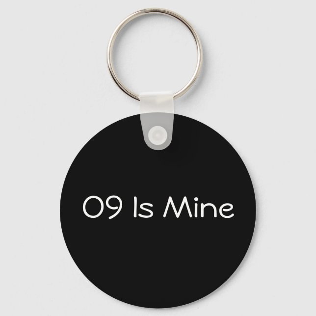 09 Is Mine Key Chain (Front)