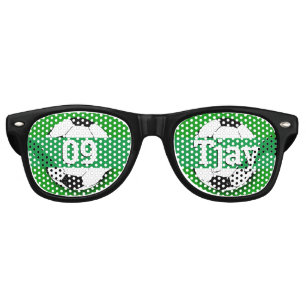 09 name Soccer retro Shades /Fun Party Sunglasses