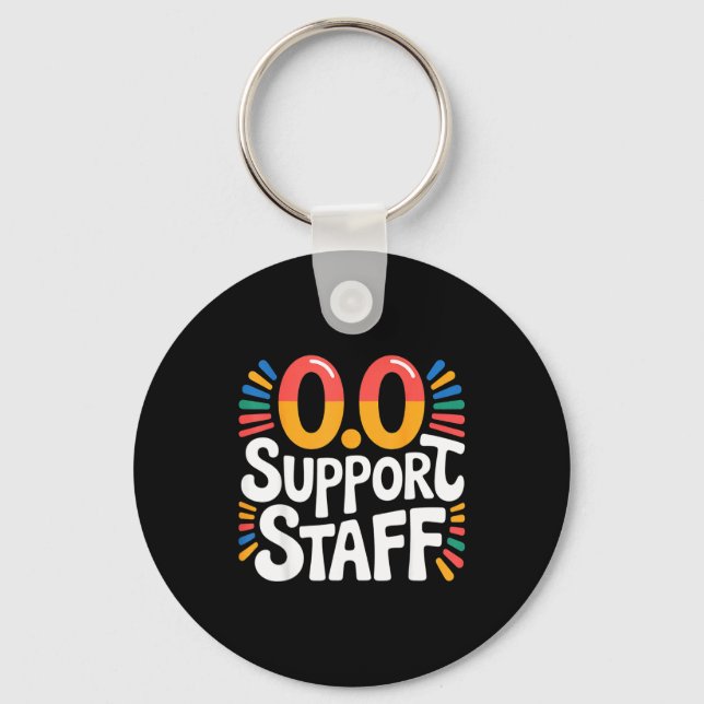 0.0 Suprt Staff Marathon Cheer Squad -  Key Ring (Front)