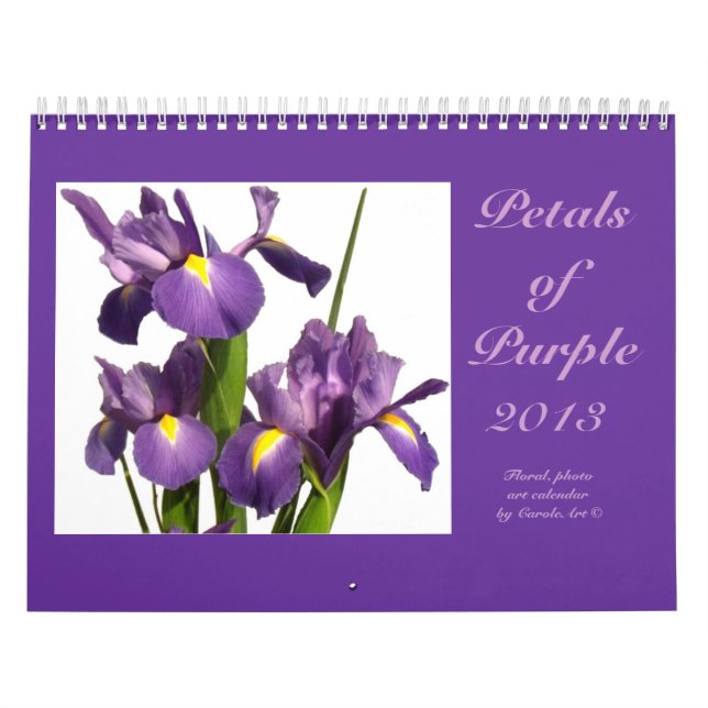 0 2013 "Petals of Purple" Calendar (Cover)