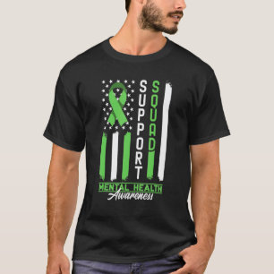 0 Awareness I Support Squad I Depression & Mental T-Shirt