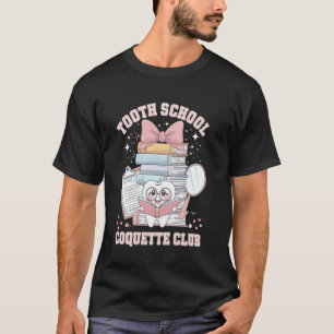 0 Cute Pink Dentist Teeth Bow Tee