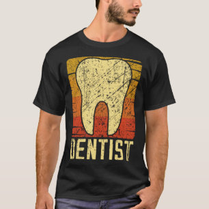 0 Dentist Tooth Retro Funny T-Shirt