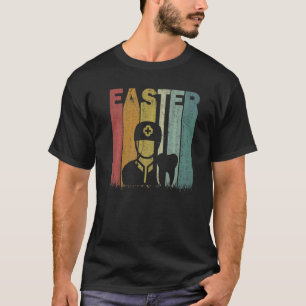 0 Easter Day Dentist Retro Graphic Funny Easter Co T-Shirt