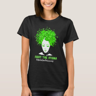 0 Fight The Stigma Mental Health Awareness Butter T-Shirt