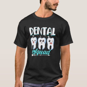 0 Funny Dental Squad Dentist Hygienist Dentistry S T-Shirt