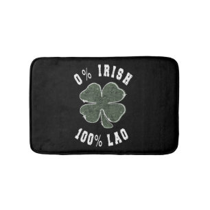 0 Irish 100 Loa Shamrock Bath Mat
