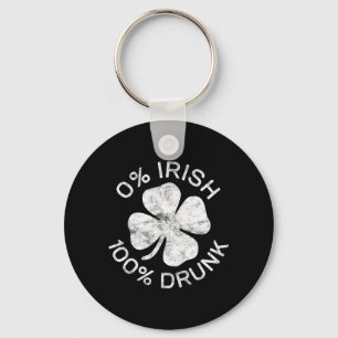 0 Irish 100 Shirt Drinking Men Women St Patricks Key Ring
