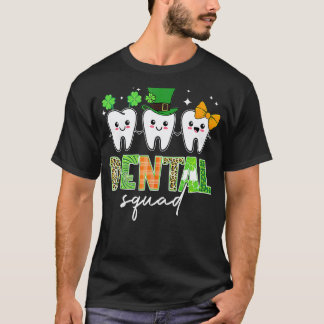 0 Irish Tooth Hat St Patricks Day Dentist Dental H T-Shirt