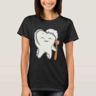0 It Is A Nice Day To Save Teeth Brush Your Teeth  T-Shirt