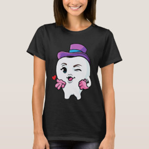 0 Lady Tooth Dental Assistant Orthodontist Dentist T-Shirt