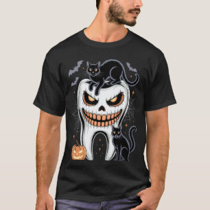 0 Matching Spooky Dental Halloween Shirt Dentist H