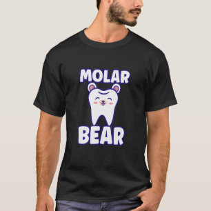 0 Molar Bear Dentist Cute Polar Bears T-Shirt