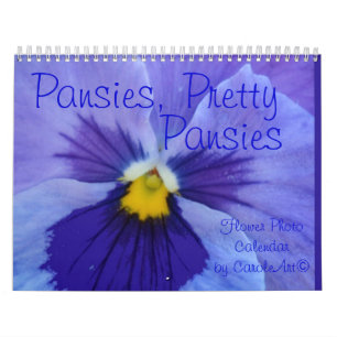 0 Pansies, Pretty Pansies Calendar