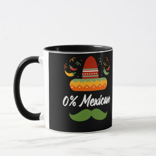 0 Percent Mexican Cinco De Drinko Cinco De Mayo Mug
