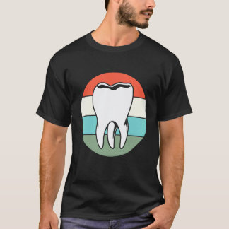 0 Retro Vintage Teeth Dentist Orthodontist T-Shirt