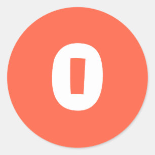 0 Small Round Tomato Red Stickers by Janz
