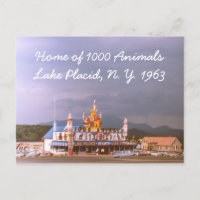 1000 Animals Lake Placid Postcard
