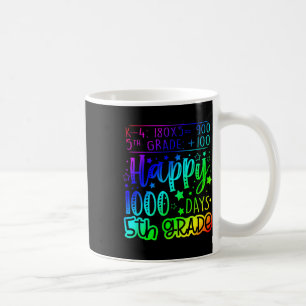 1000 Days Smarter Fifth Grade Teacher 100th Day Of Coffee Mug