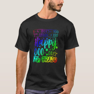 1000 days Smarter Fifth Grade Teacher 100th day of T-Shirt